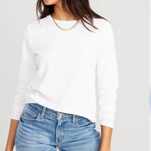 Old Navy Soft Washed Long Sleeve White Shirt Small